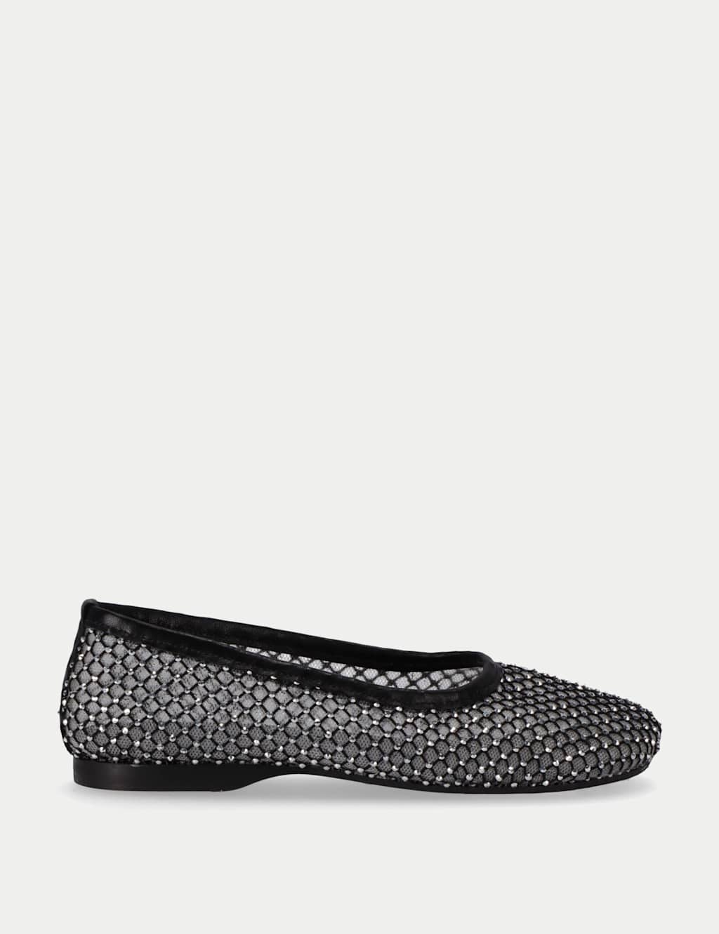 Lorain Mesh Flat Ballet Pumps