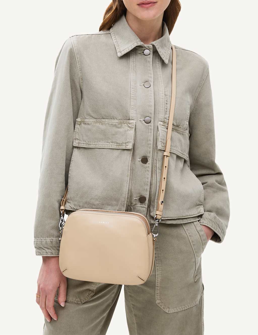 Dukes Place Leather Medium Cross Body Bag