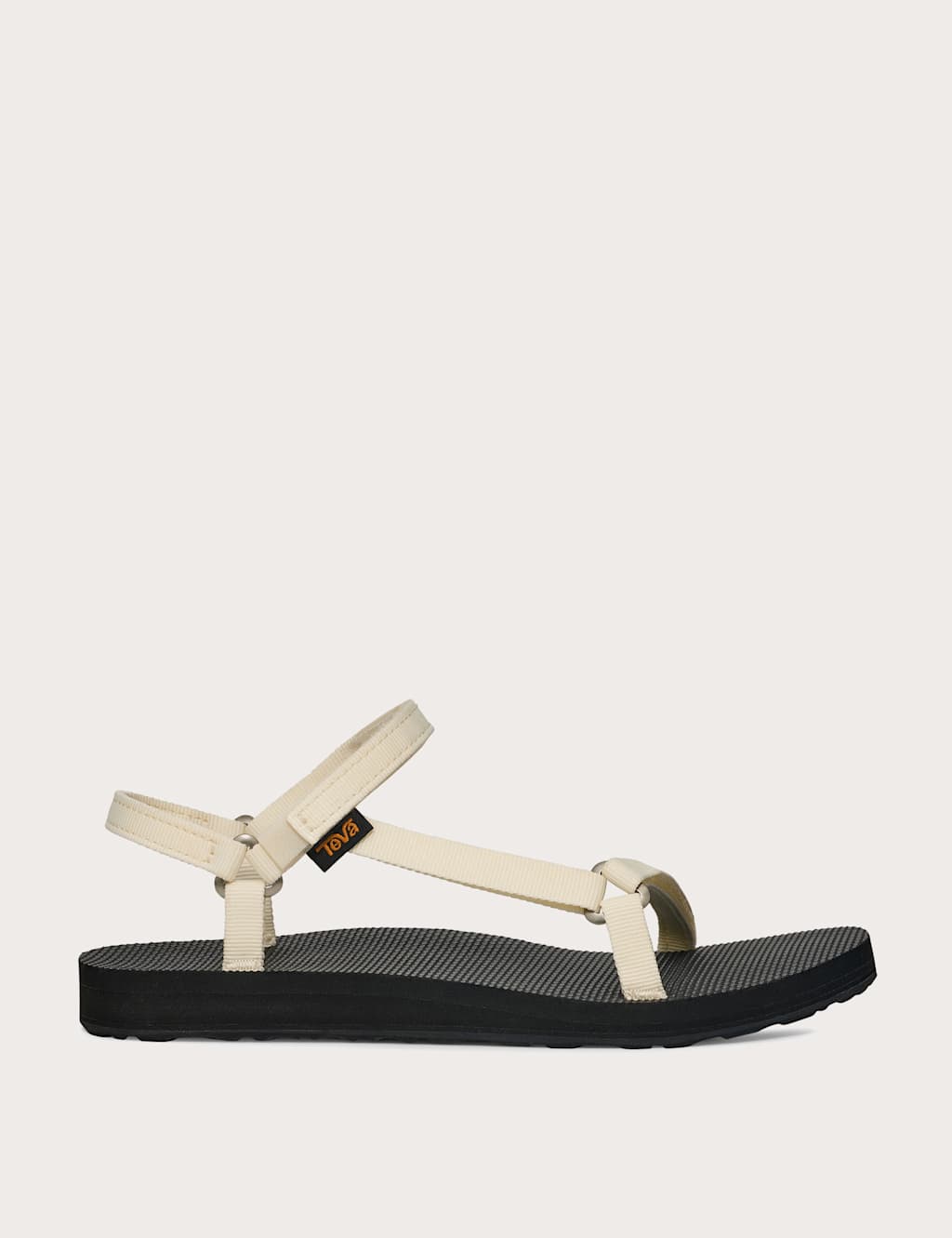 Teva Women's Original Universal Slim Flat Sandals - 8 - White/Black - Available at M&S