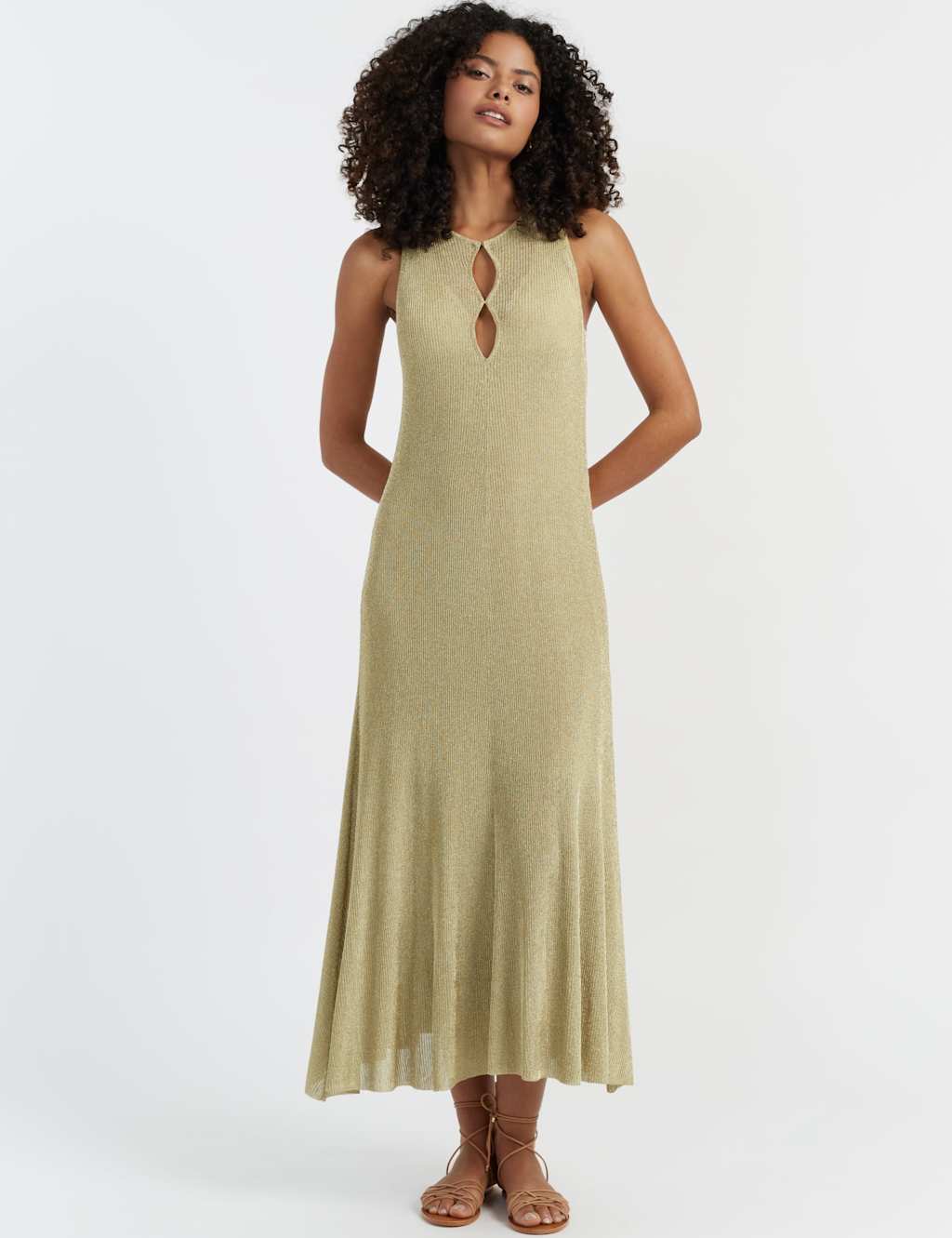Sparkly Maxi Slip Dress