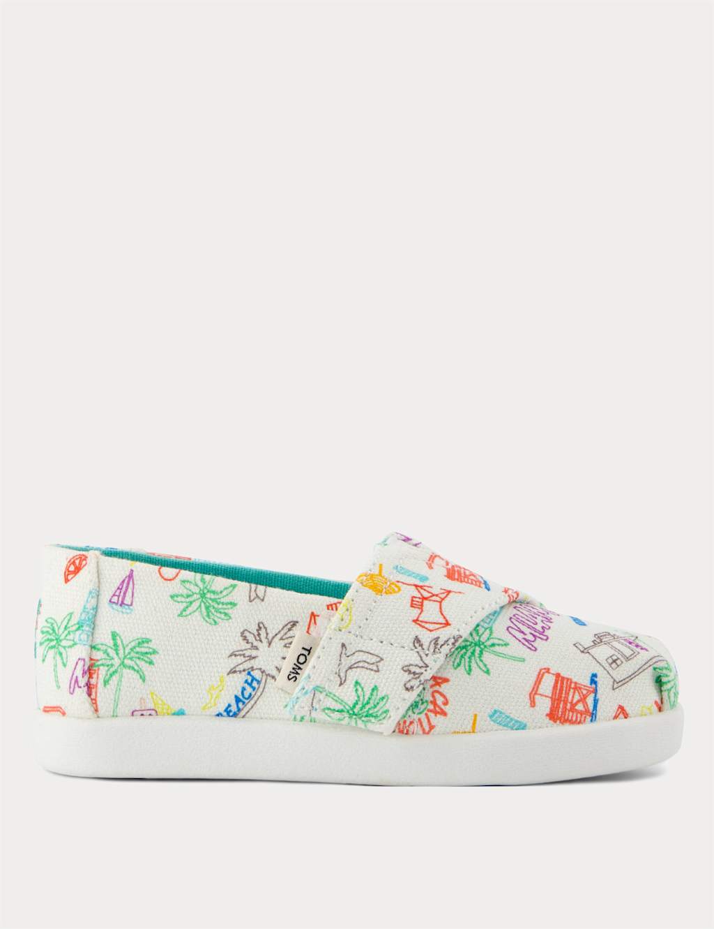 Kids' Doodle Print Riptape Espadrilles (4 Small - 2 Large)