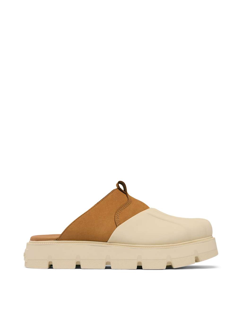 REIN CB Leather Flatform Clogs