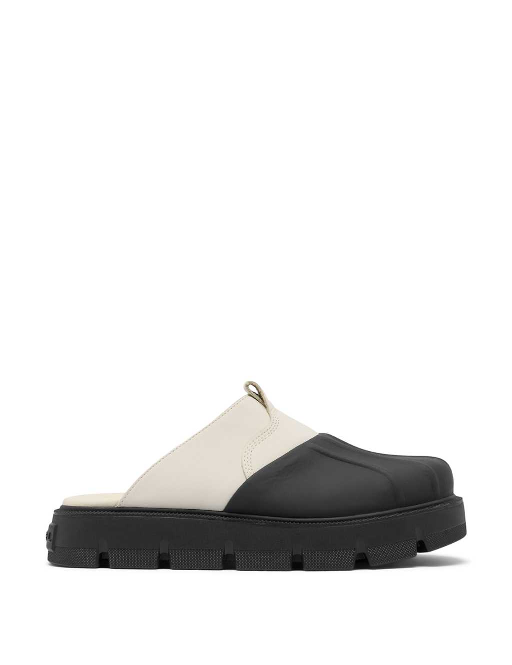 REIN CB Leather Flatform Clogs