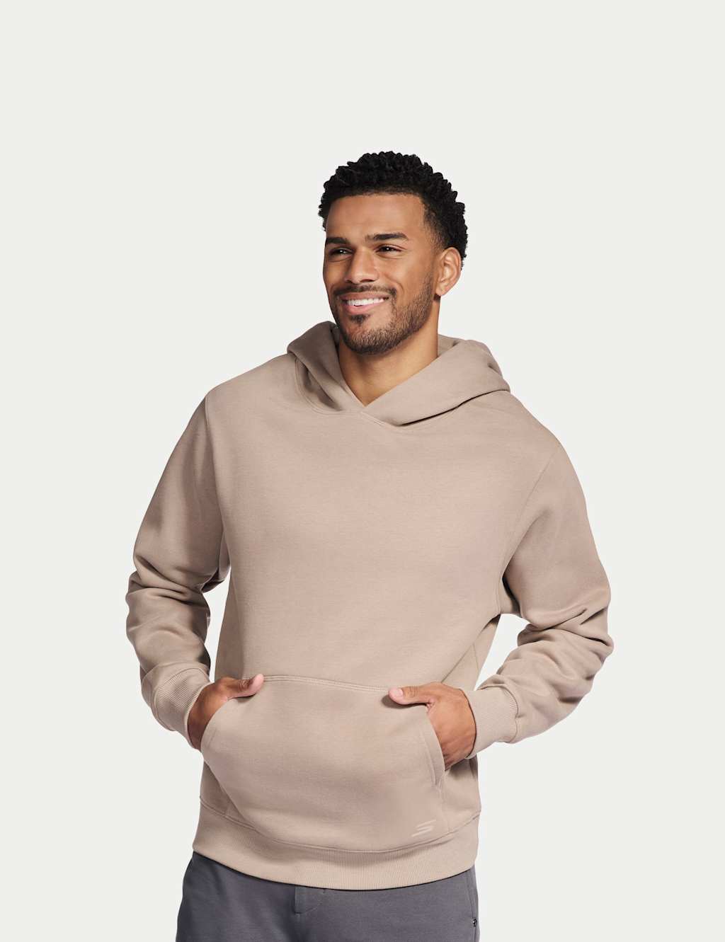 Skechers Max Soft Cotton Rich Hoodie Taupe