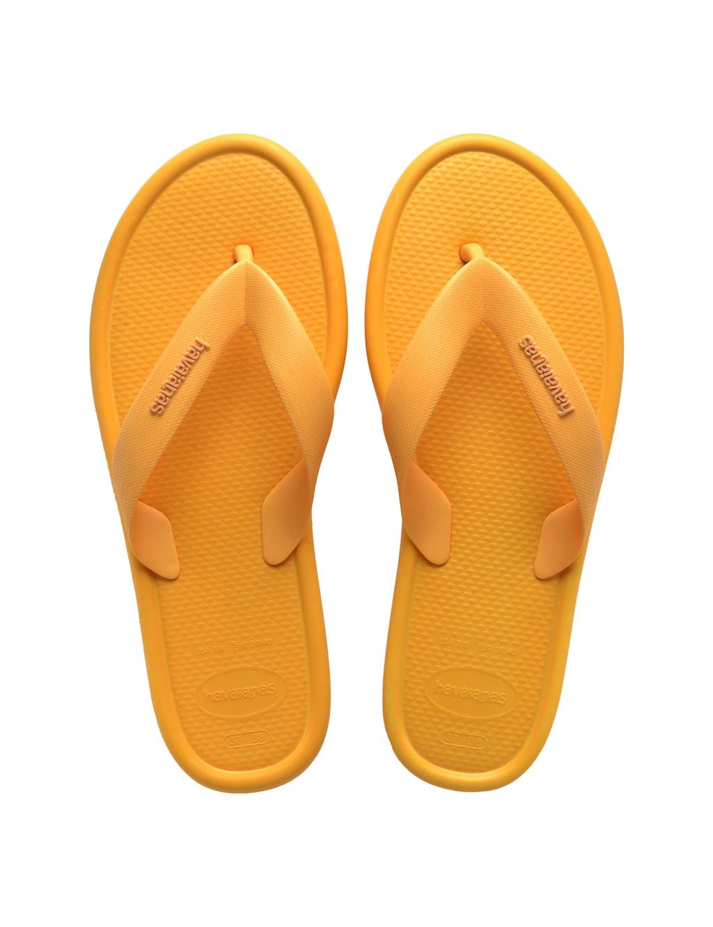 Havaianas Women's Puffy Edge Flat Flip Flops - 35/36 - Yellow - Available at M&S
