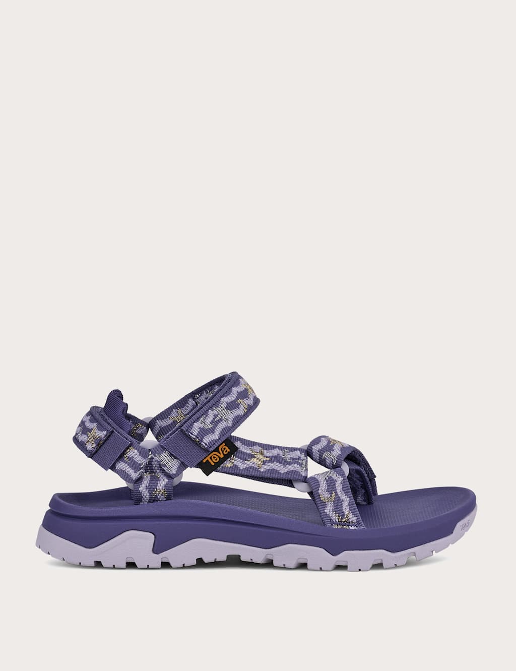 Teva Girls Riptape Sandals (10 Small-4 Large) - 12 - Purple - Available at M&S
