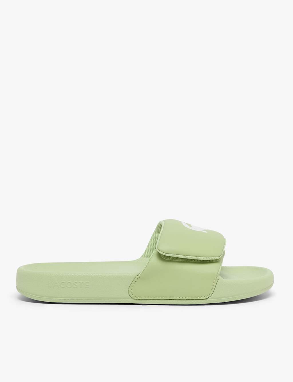 Lacoste Women's Sliders - 4 - Green Mix - Available at M&S