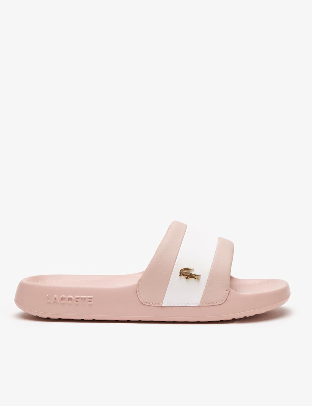 Lacoste Women's Flat Sliders - 6 - Pink Mix - Available at M&S