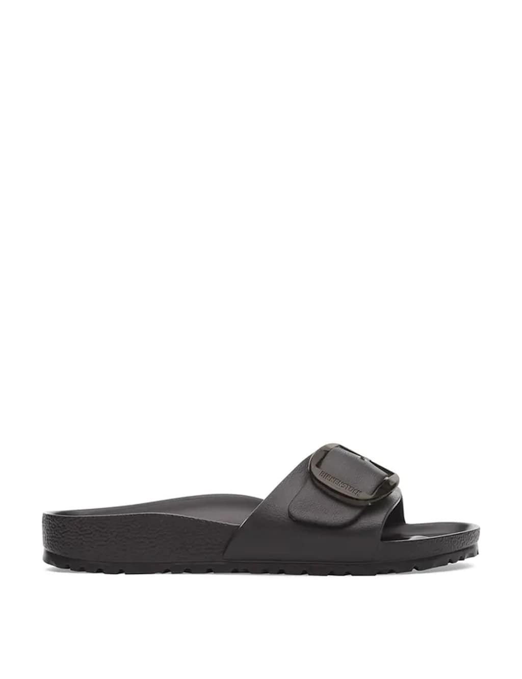 Birkenstock Women's Madrid Big Buckle Footbed Slider Sandals - 7½ - Black - Available at M&S