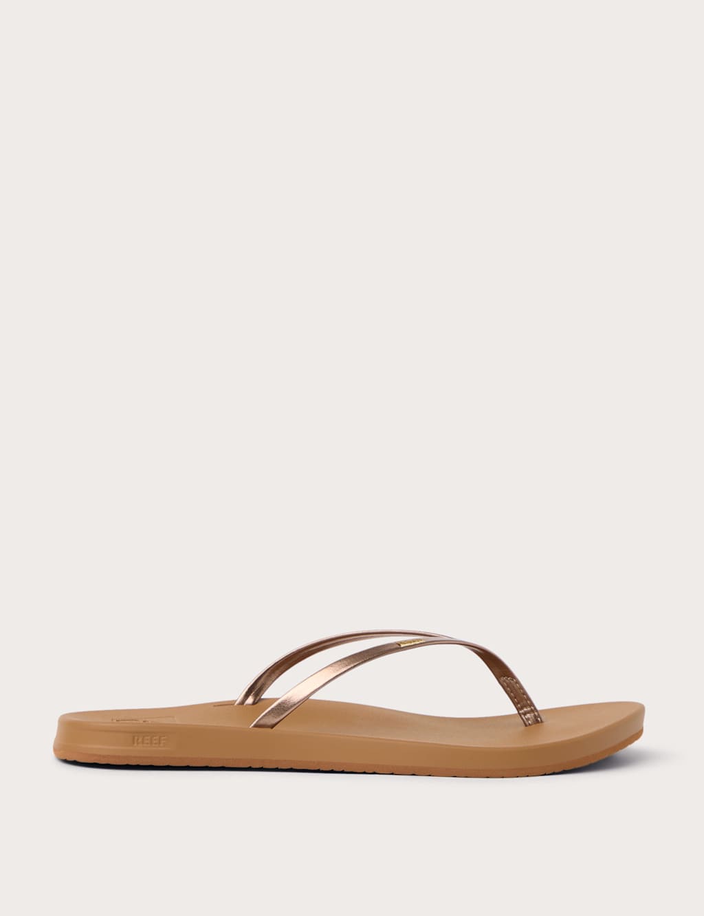 Reef Women's Cushion Slim Flip Flops - 6 - Brown Mix - Available at M&S