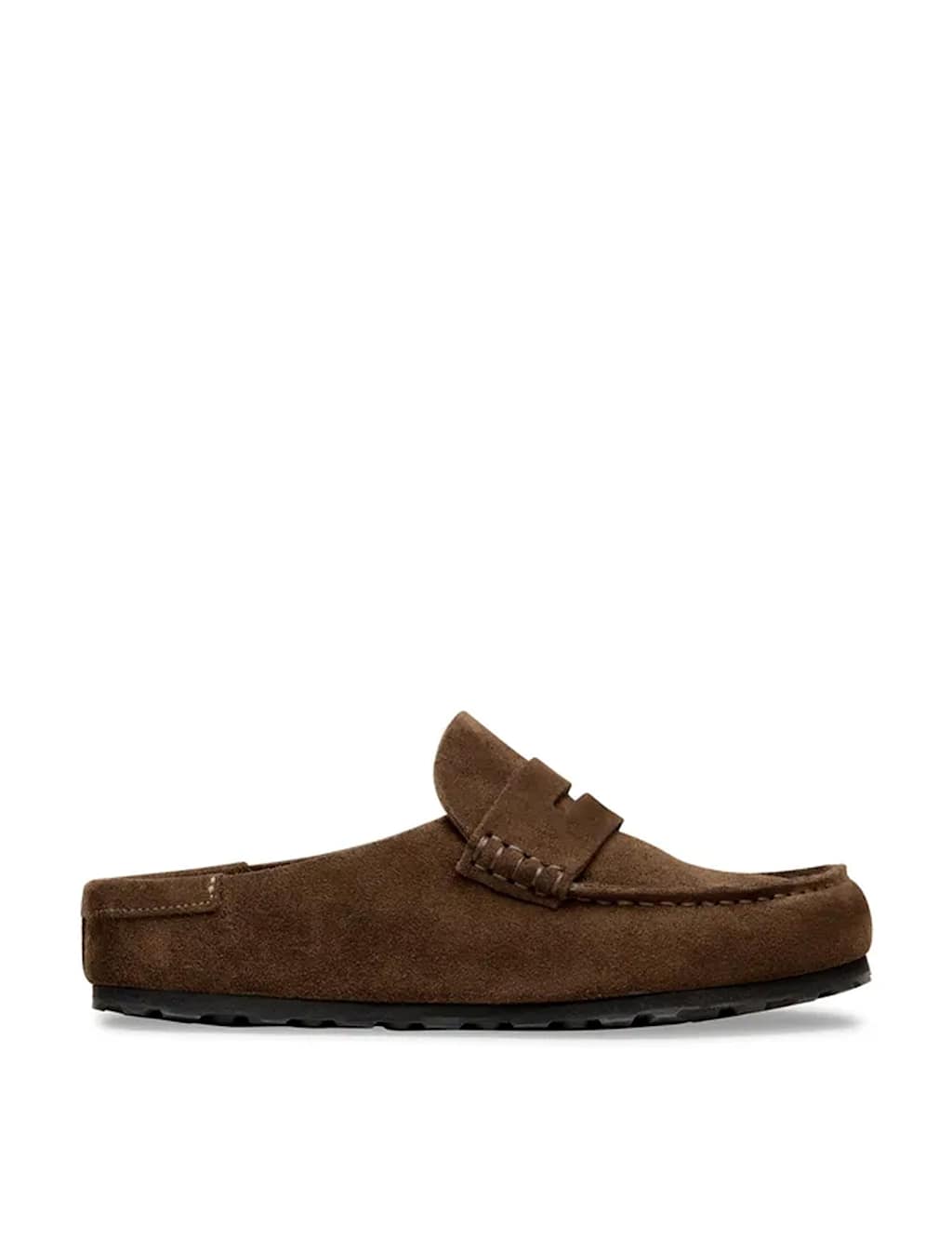 Birkenstock Women's Naples Suede Mules - 10½ - Brown - Available at M&S