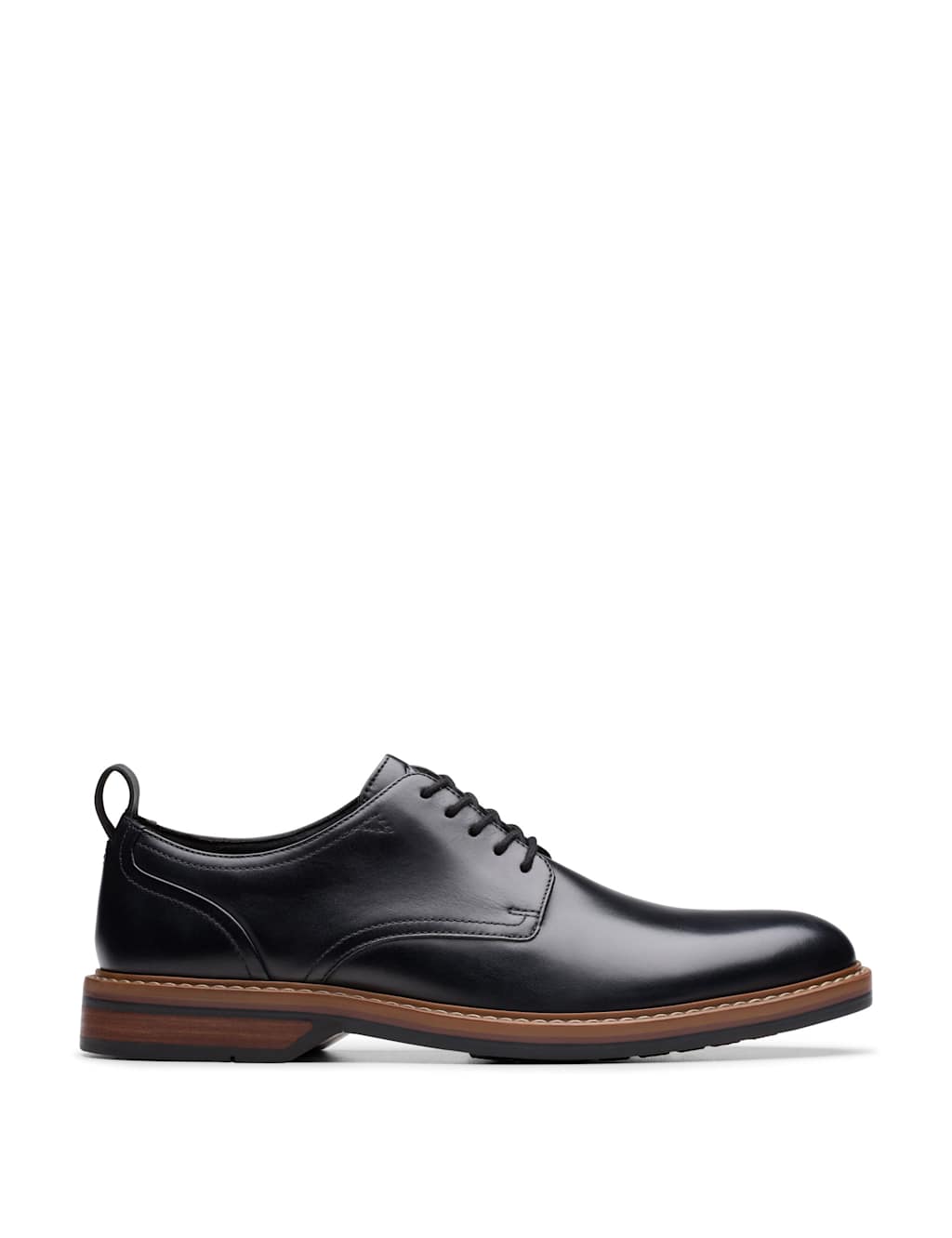 Clarks Leather Oxford Shoes Black