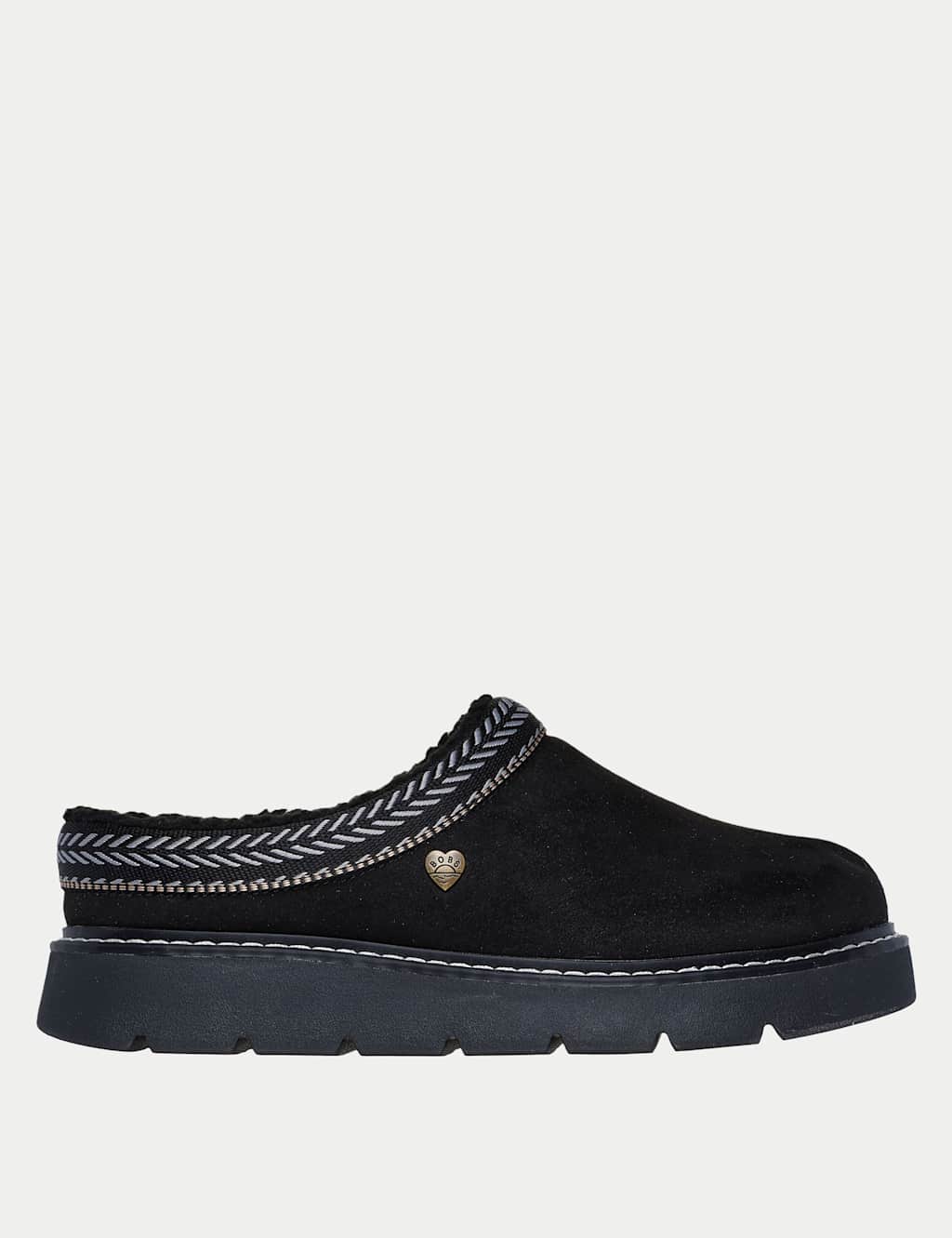 Skechers BOBS Keepsakes Lite - Cozy Fest Slippers Black