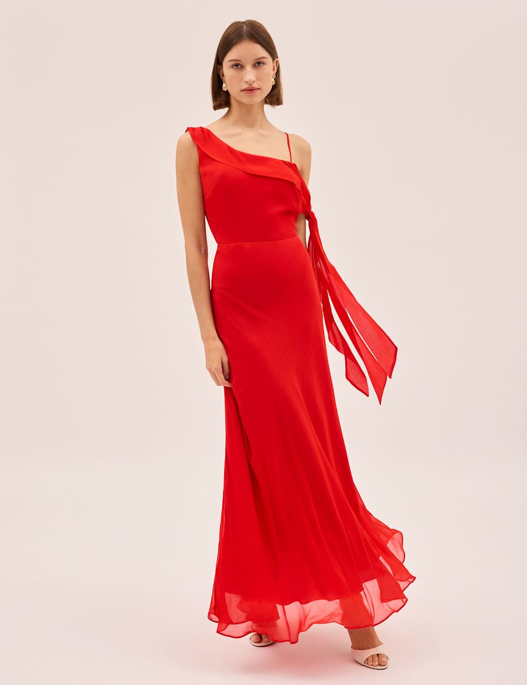 Kitri Women's Strappy Maxi Slip Dress - 10 - Red - Available at M&S