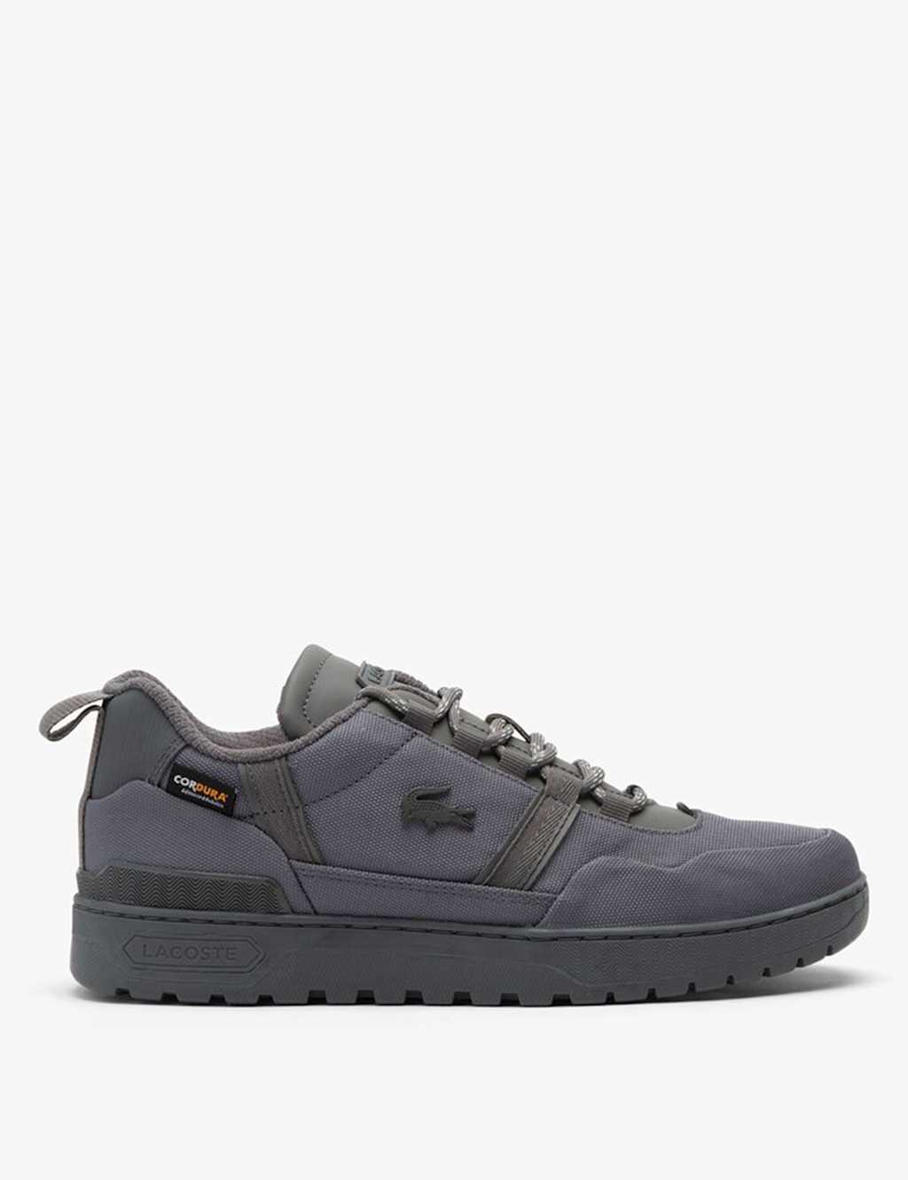 Lacoste T-Clip Winter 225 Lace-Up Trainers Grey