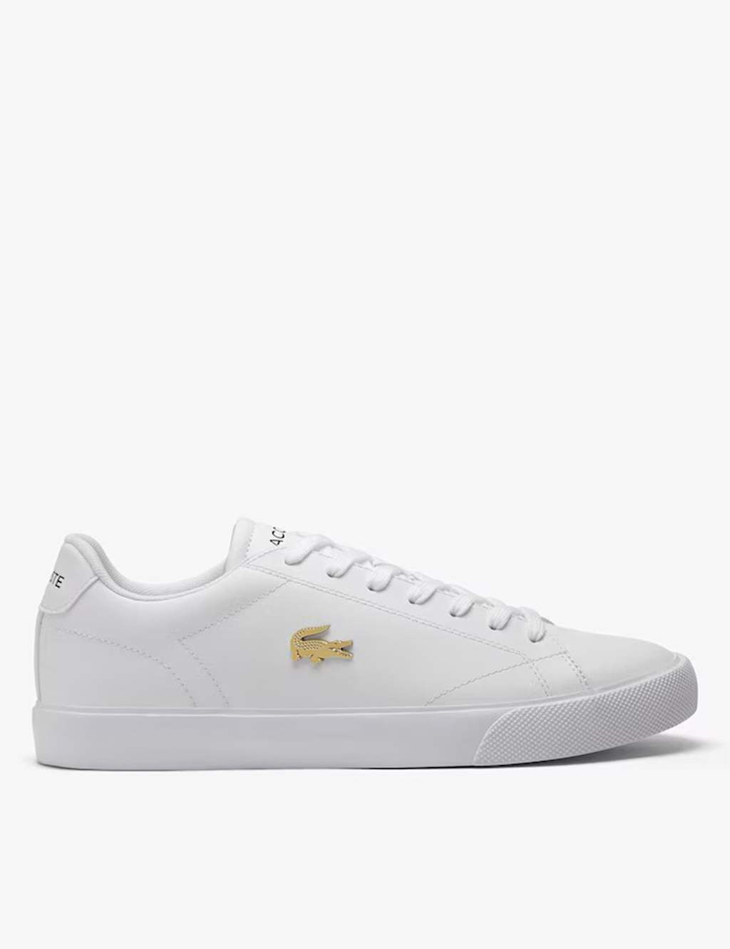 Lacoste Lerond Set Leather Lace-Up Trainers White