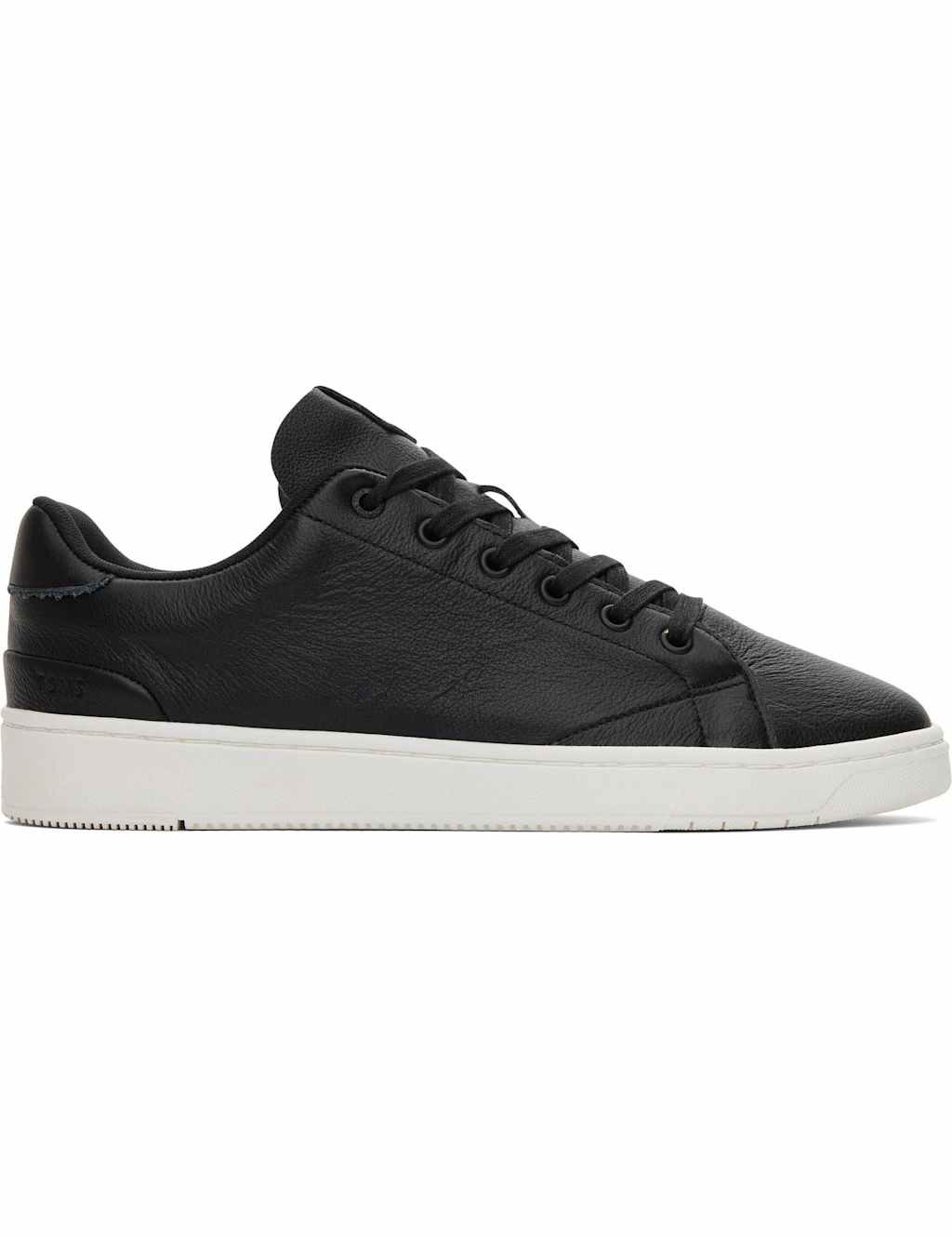 TOMS TRVL LITE 2.0 Low Leather Lace up Trainers Black