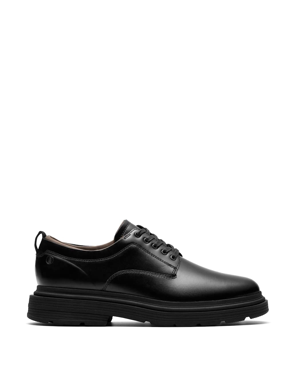 Clarks Wide Fit Leather Shoes Black