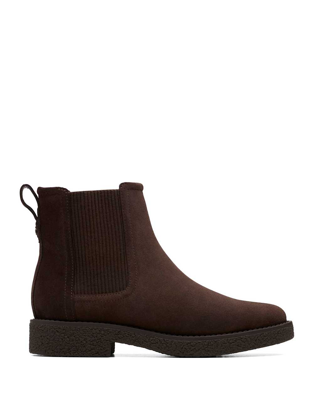 Clarks Suede Chelsea Boots Brown