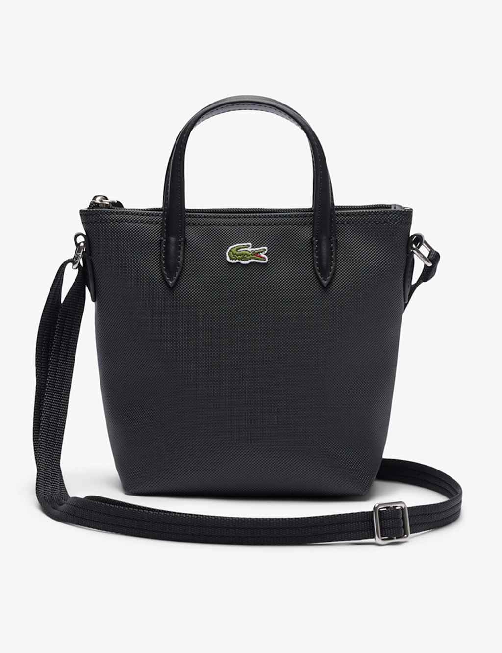 Lacoste Women's Mini L.12.12 Concept Cross Body Tote Bag - Black - Available at M&S