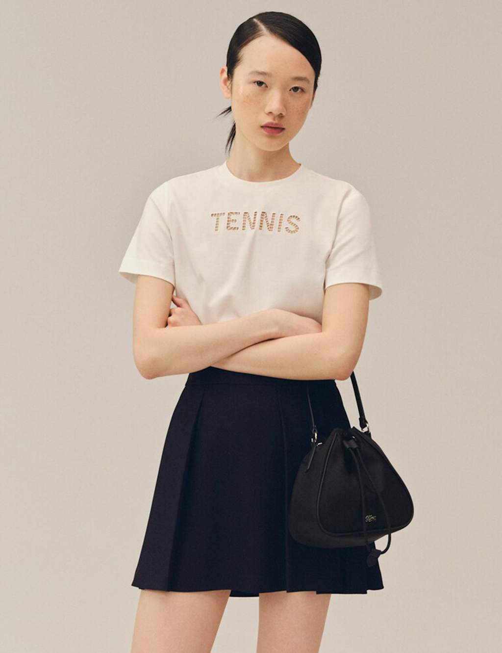 Lacoste Women's Bucket Bag - Black - Available at M&S