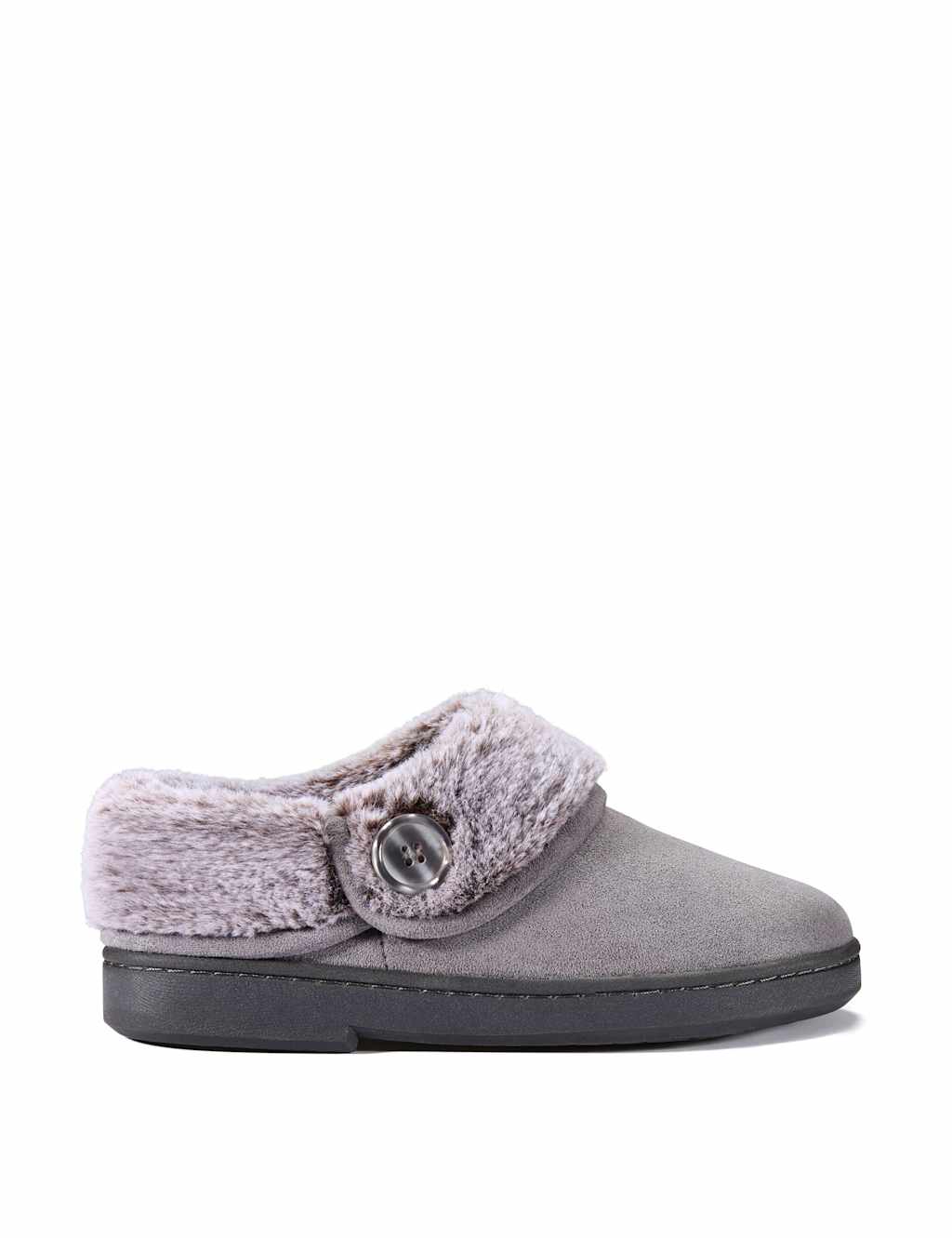 Clarks Mule Slippers Grey
