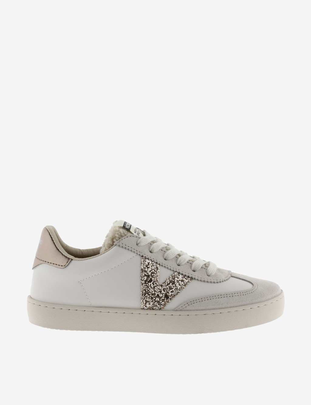 Victoria Berlin Ciclista Glitter Trainers Beige