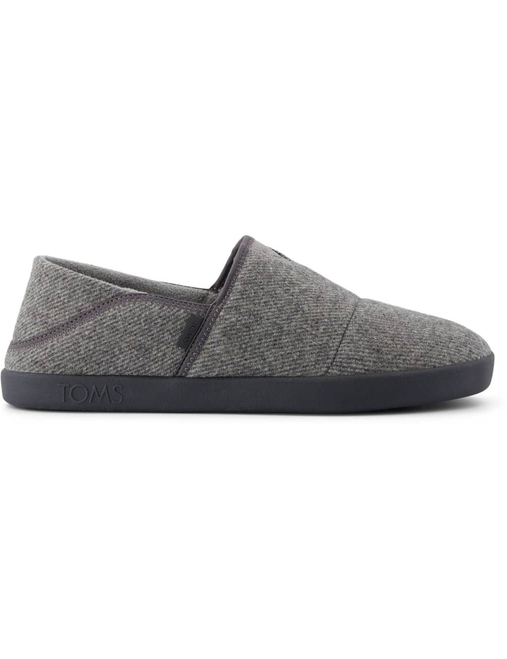 TOMS Panel Pull On Slippers Grey