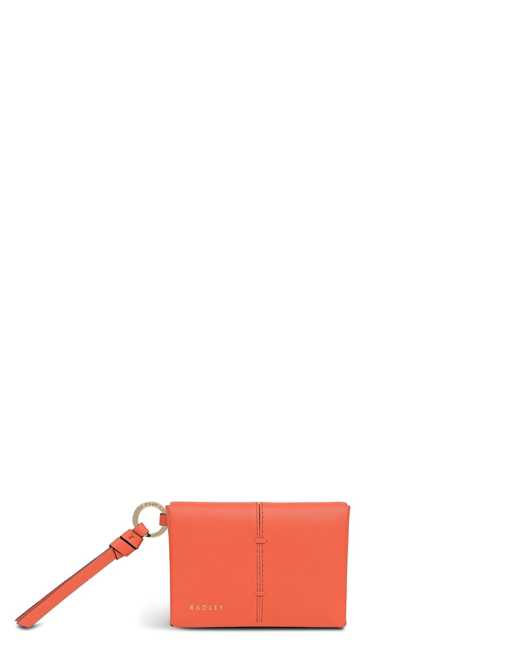 Radley Women's The Connaught Letaher Card Holder - Orange - Available at M&S