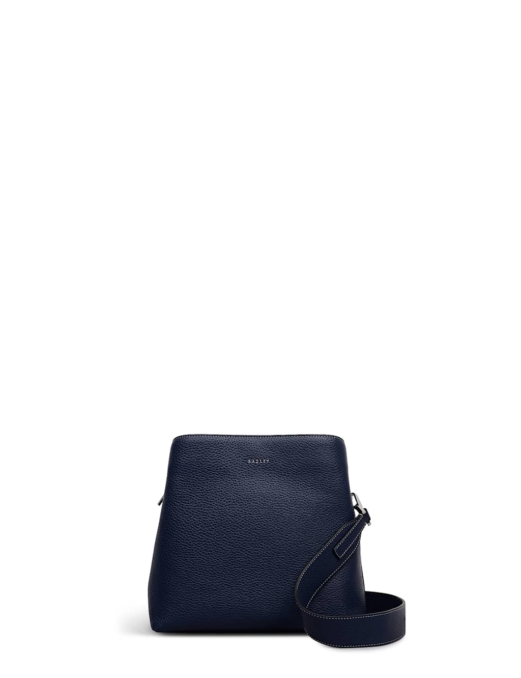 Radley Dukes Place Leather Cross Body Bag Navy