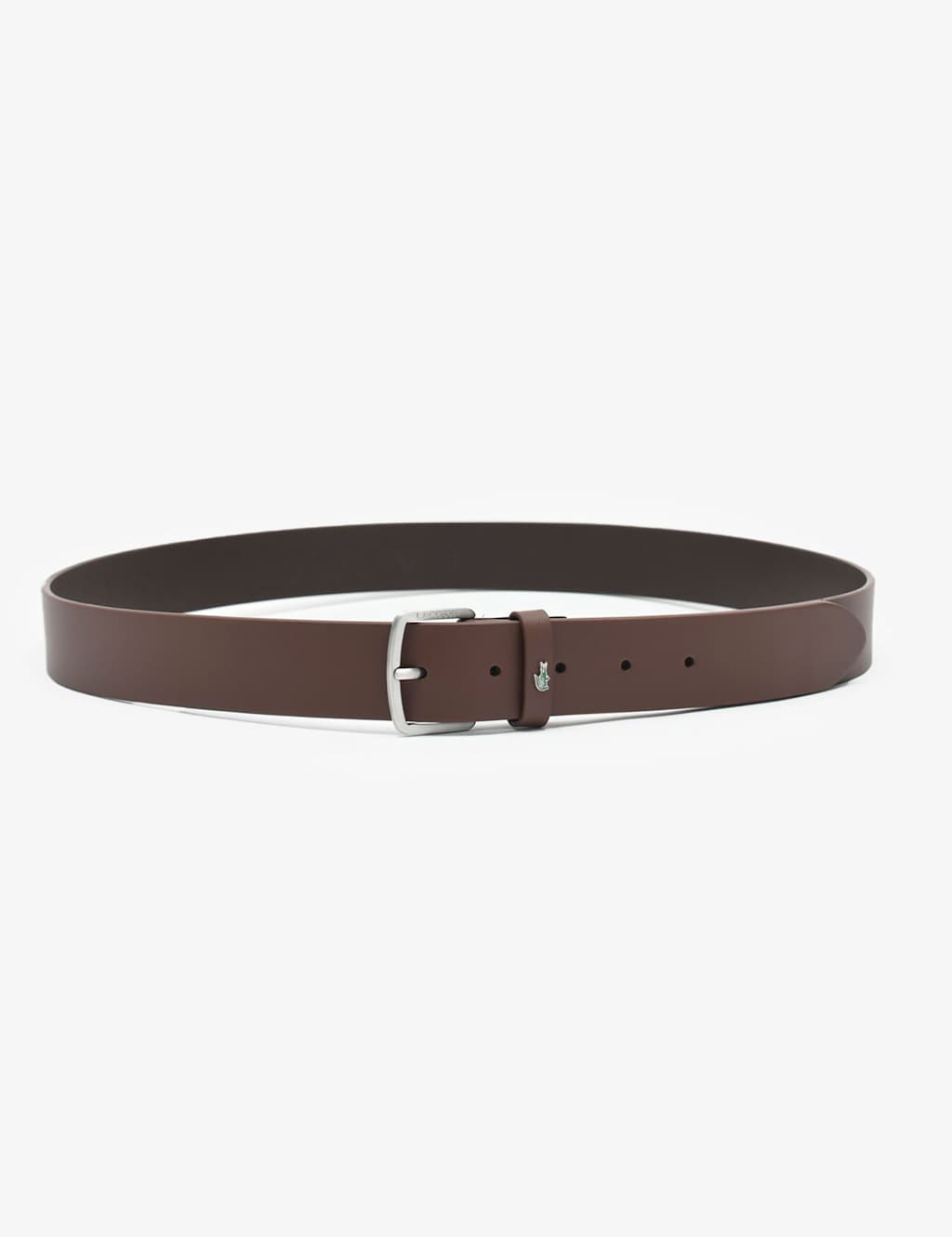 Lacoste Men's Smooth Leather Belt - 36 - Brown - Available at M&S