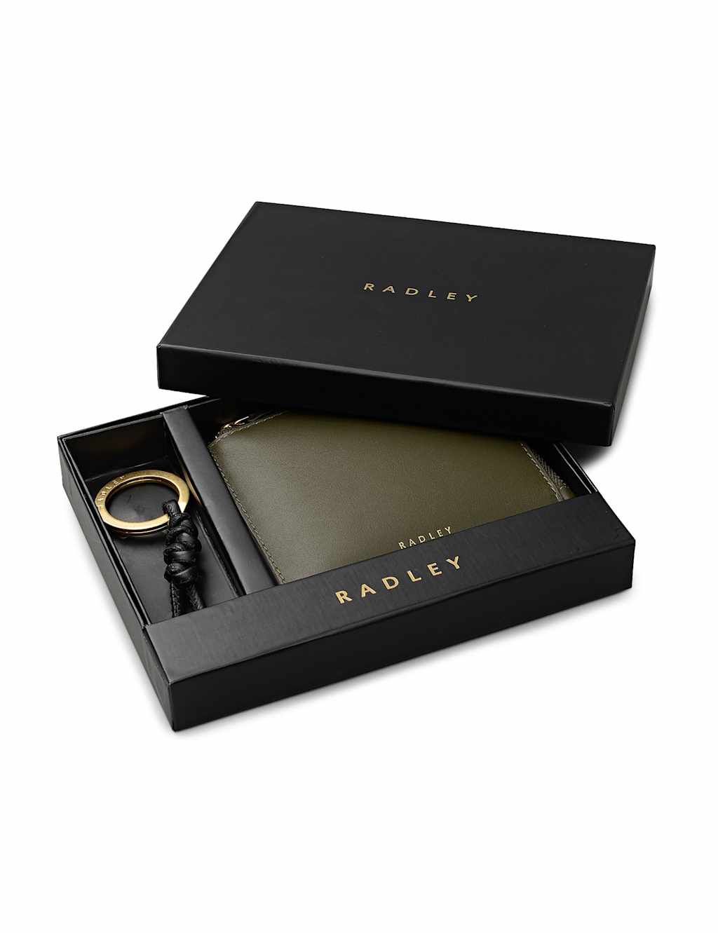 Radley Leather Chilworth Street Charm & Purse Black