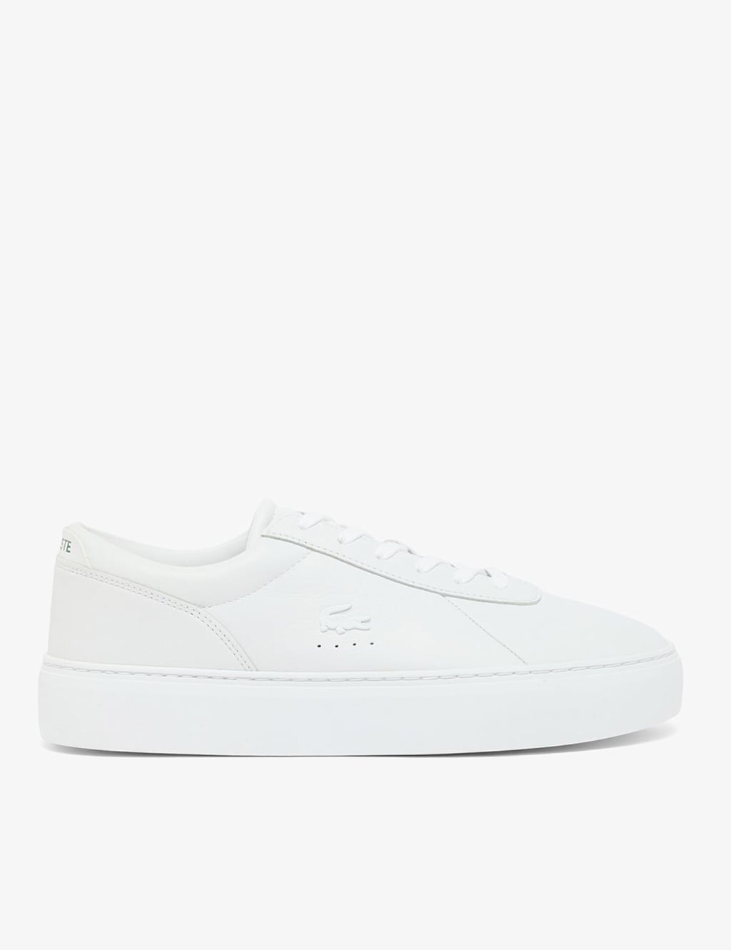 Lacoste Men's Leather Court Set Trainers - 11 - White - Available at M&S