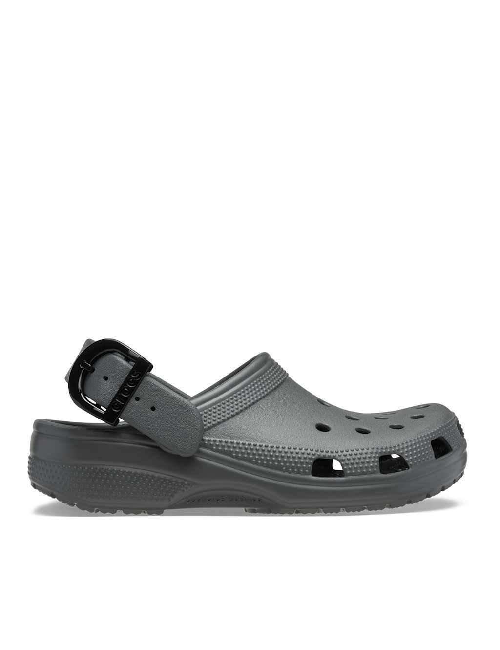 Crocs Women's Classic Buckle Clogs - 5 - Charcoal - Available at M&S