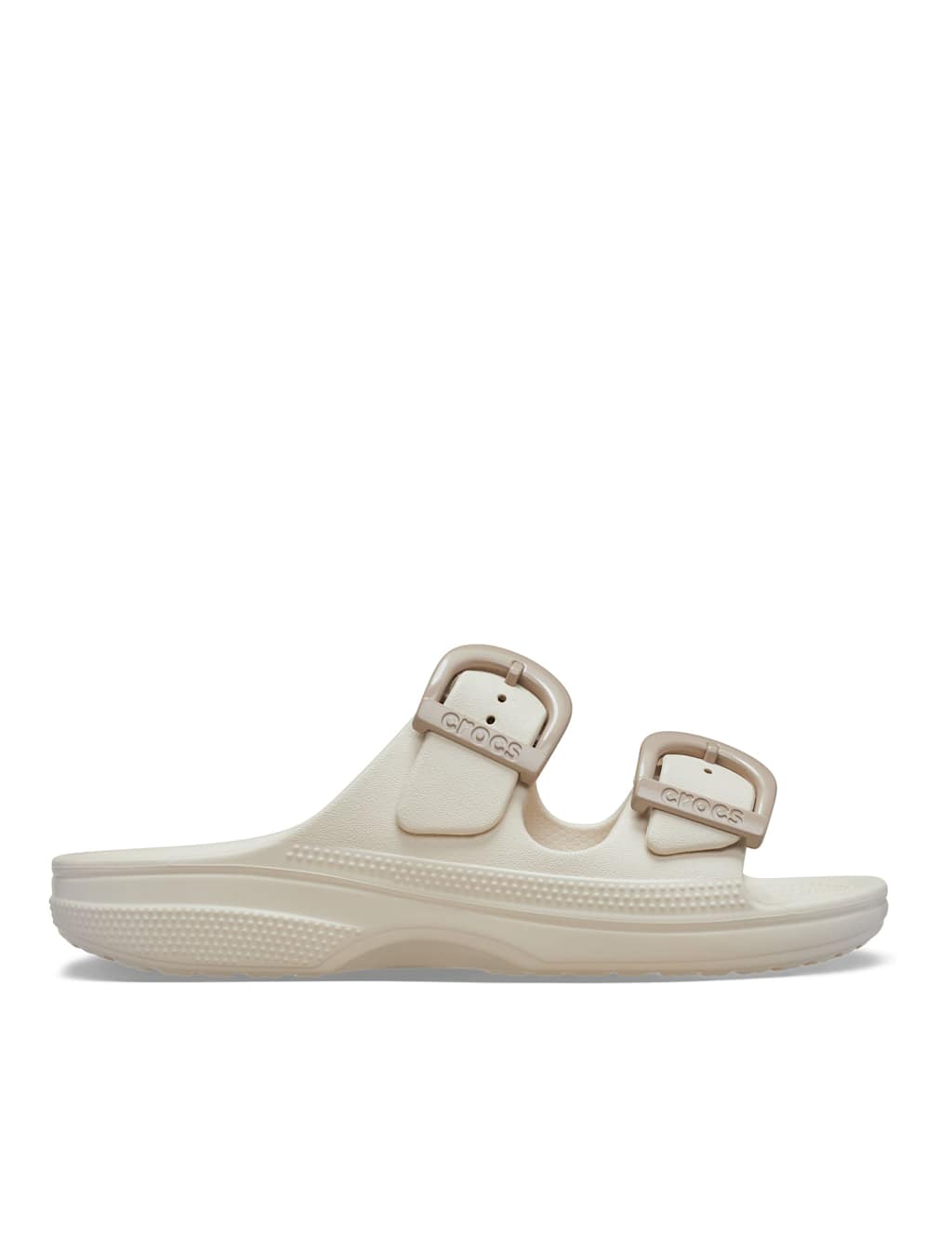 Crocs Women's Sunday Buckle Footbed Sandals - 8 - Cream - Available at M&S