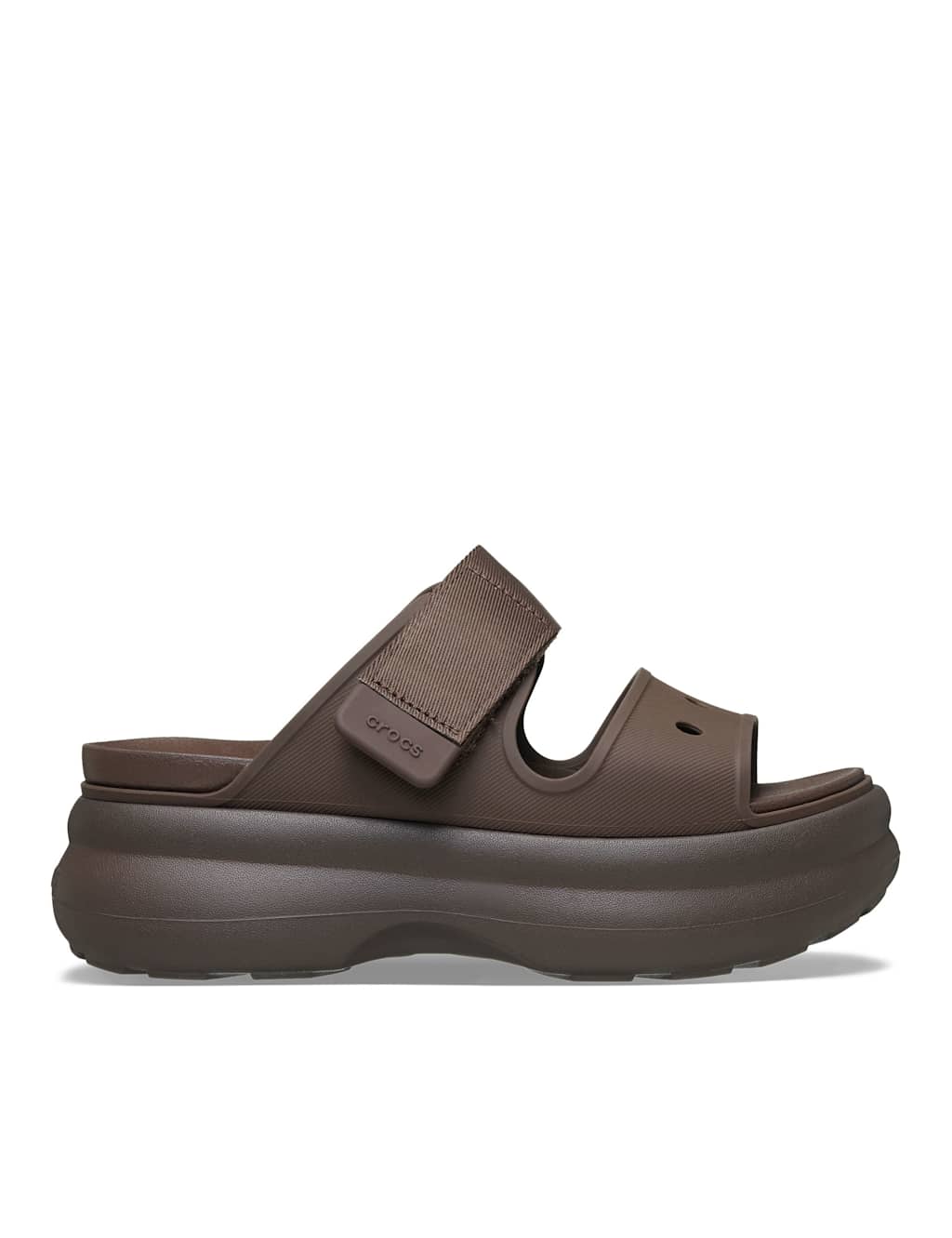 Crocs Women's Soho Two Strap Flatform Sandals - 5 - Dark Brown - Available at M&S