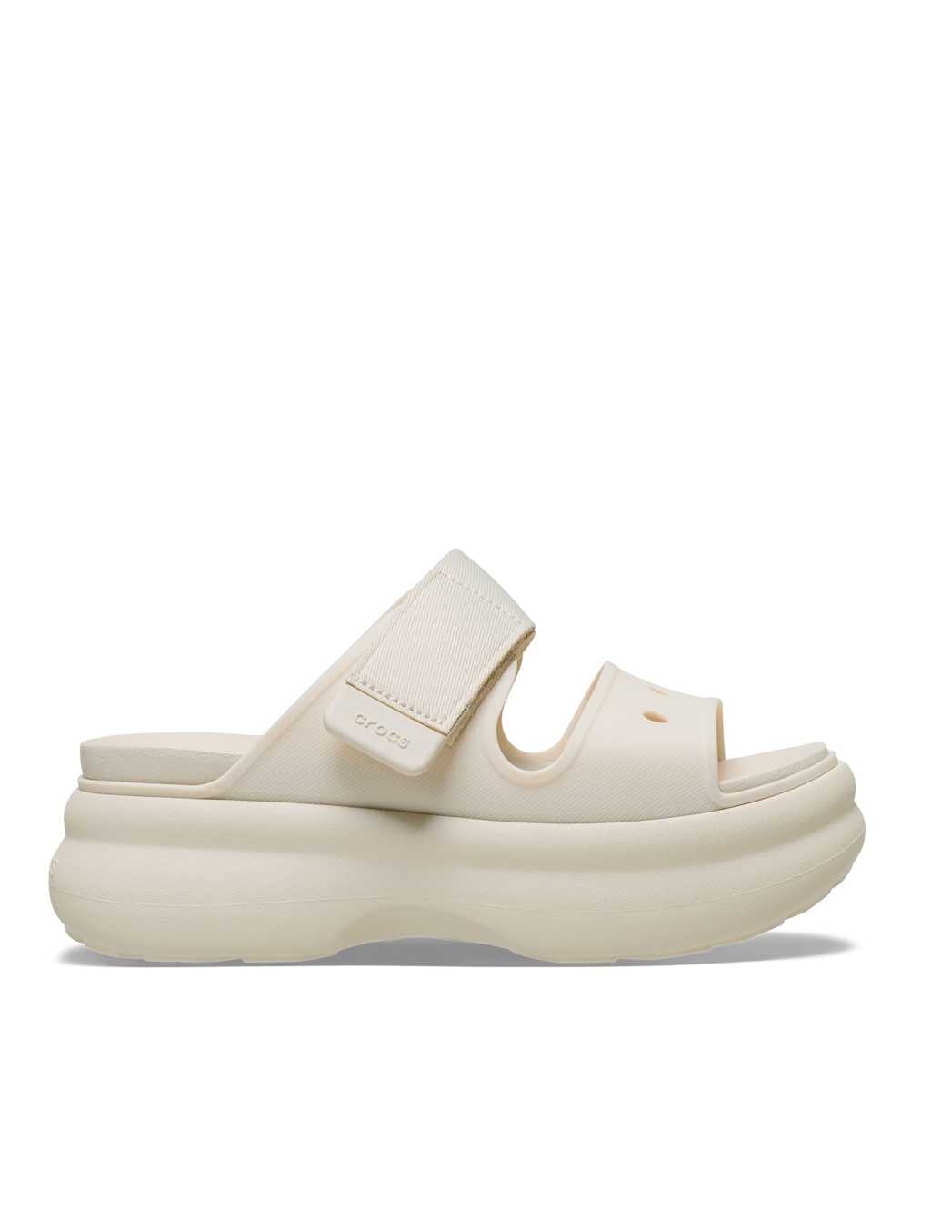 Crocs Women's Soho Two Strap Flatform Sandals - 6 - Natural - Available at M&S