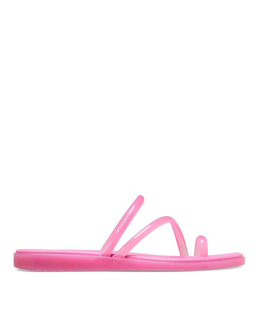 Crocs Women's Miami Jelly Toe Loop Strappy Sandals - 9 - Hot Pink - Available at M&S