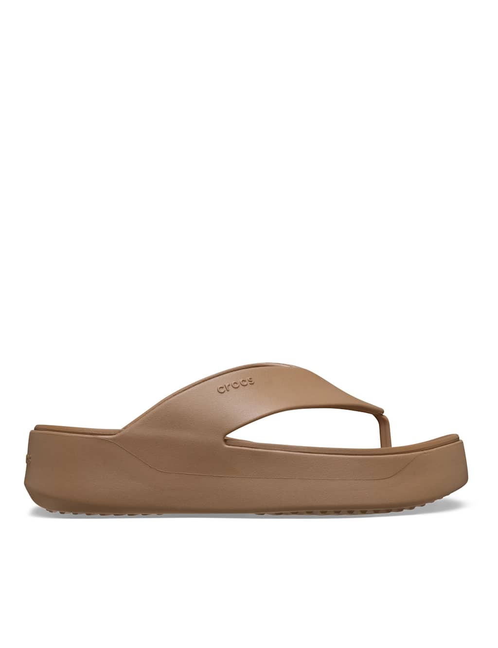 Crocs Women's Getaway Platform Flip Flops - 7 - Light Brown - Available at M&S