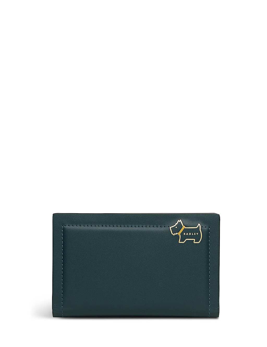 Radley Leather Heritage Lane Foldover Purse Teal Green