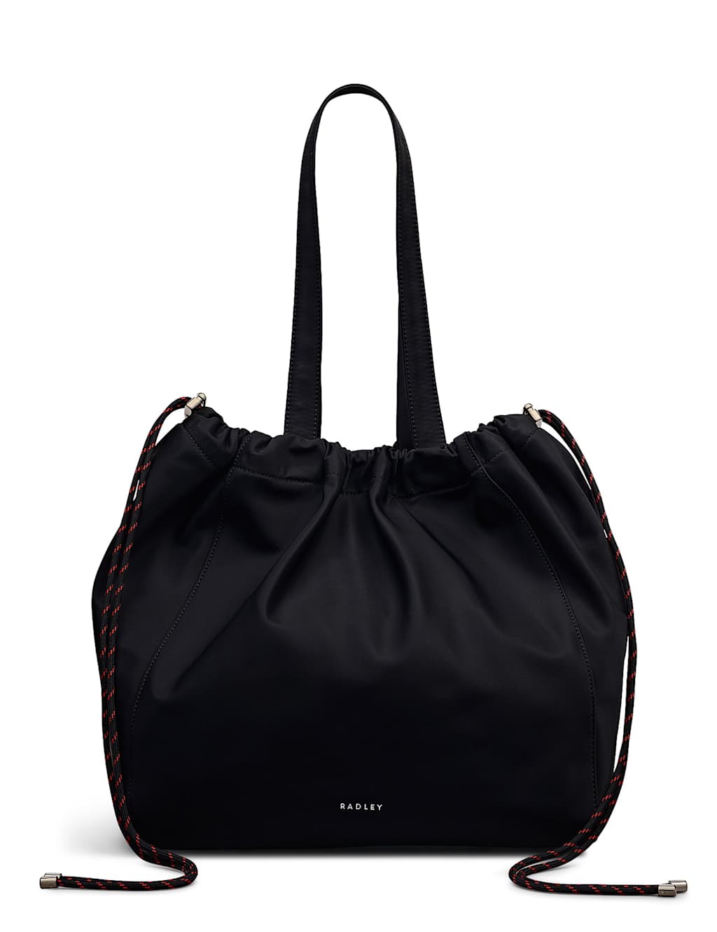 Radley Eden Row Drawstring Shoulder Bag Black
