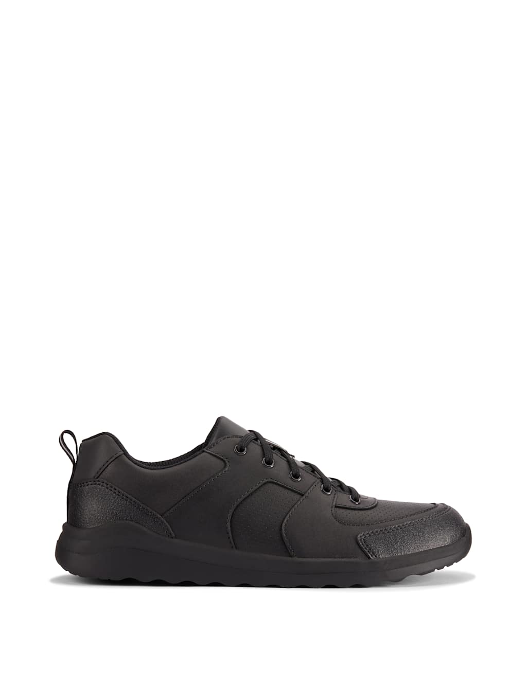 Clarks Boys Leather School Shoes (3 Large-9 Large) - 5½ - Black - Available at M&S