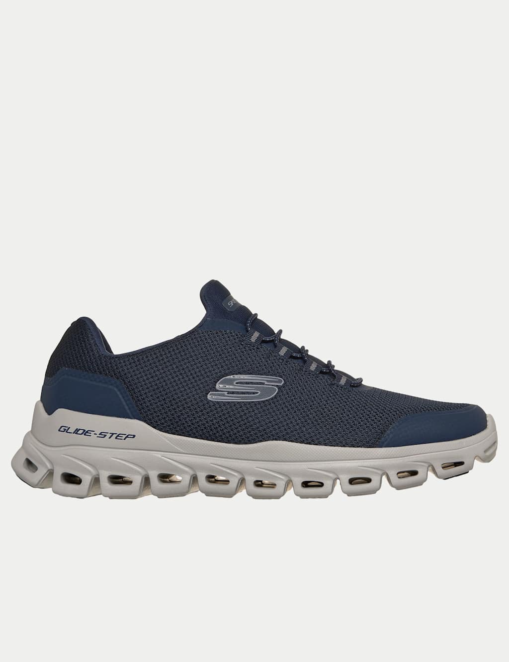 Skechers Men's Glide-Step Noltek Slip-Ins Trainers - 9 - Navy - Available at M&S