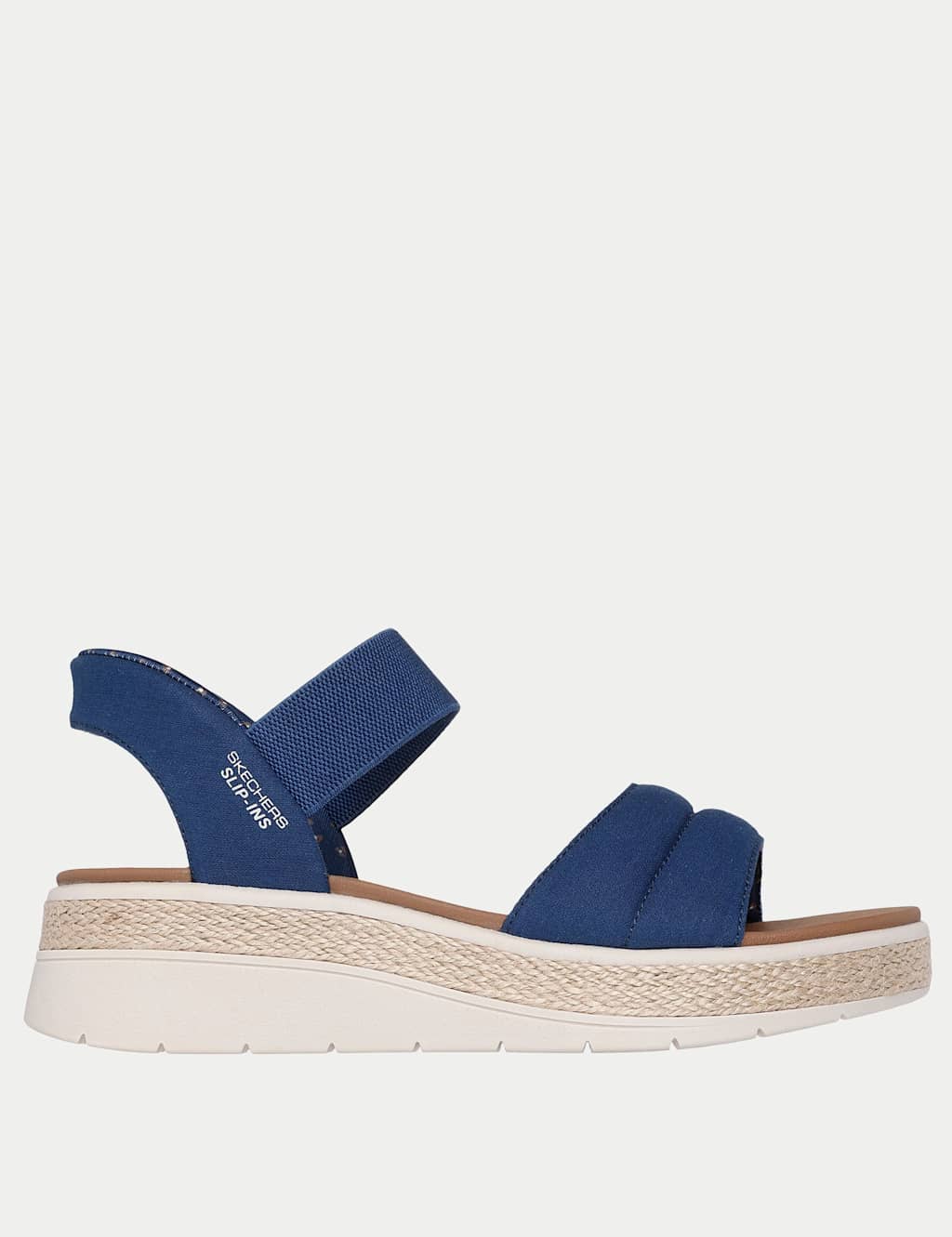 Skechers Women's Slip-Ins Bobs Sun Ray Sandals - 8 - Navy - Available at M&S