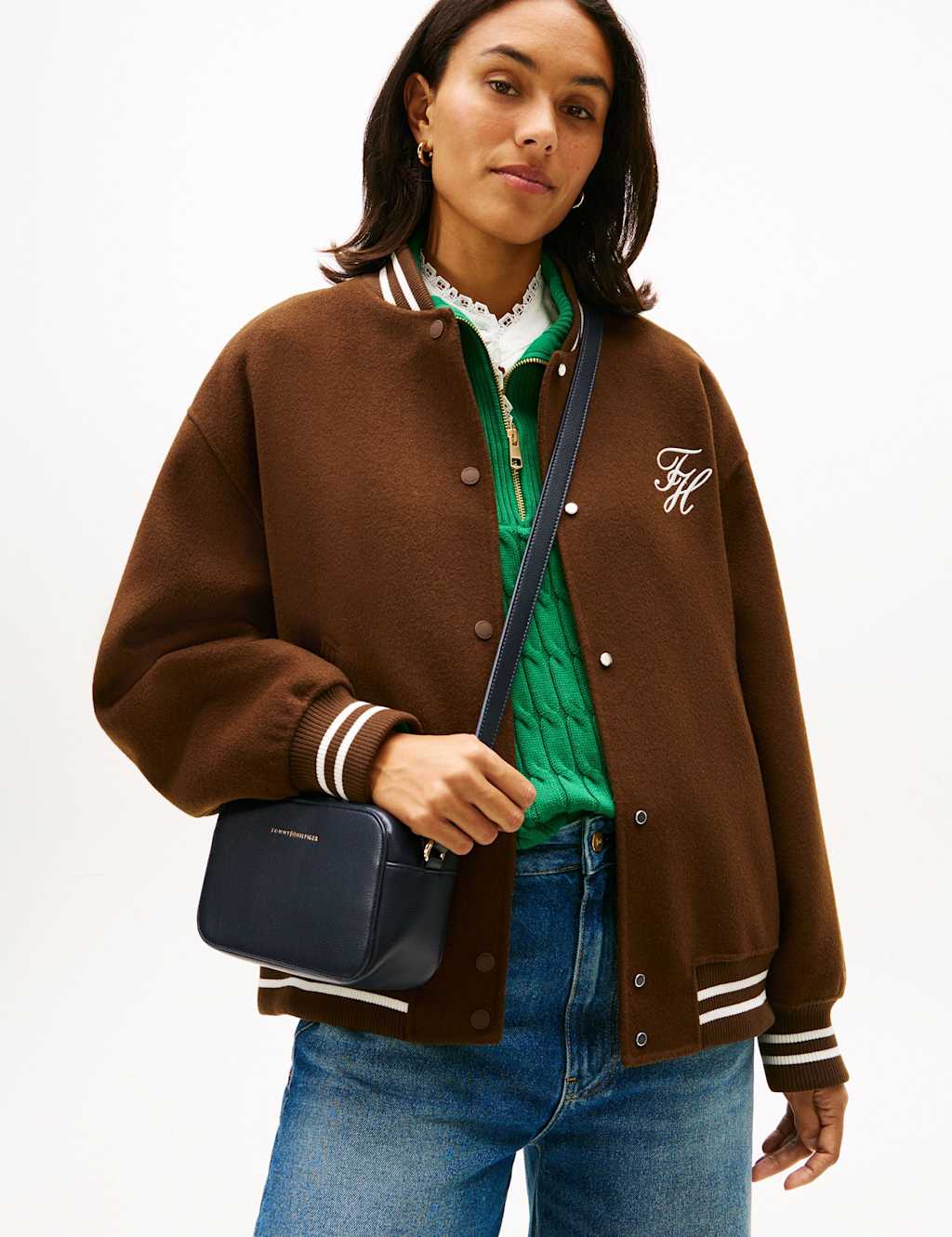 Tommy Hilfiger Logo Camera Bag Dark Navy