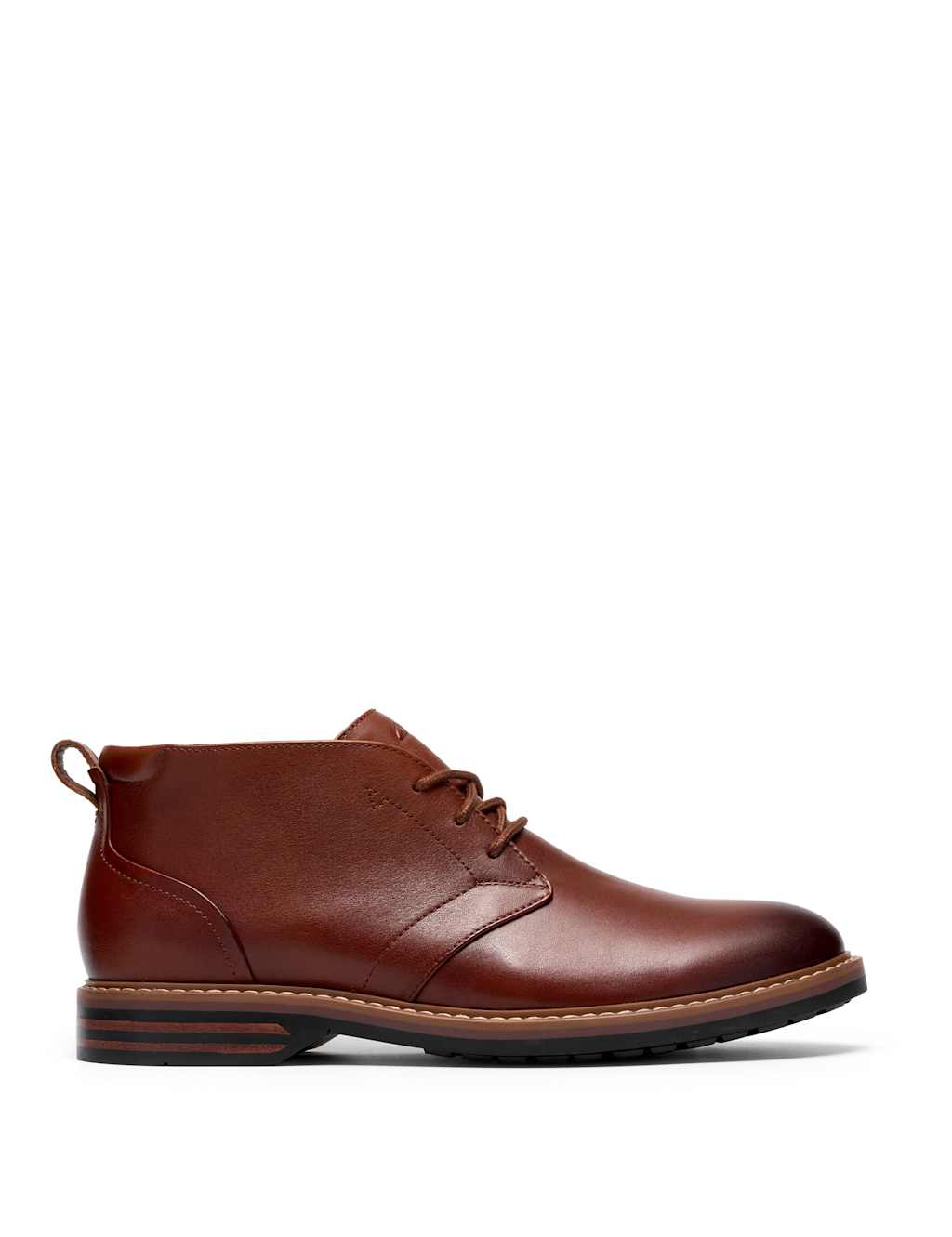 Clarks Men's Leather Chukka Boots - 6 - Tan - Available at M&S