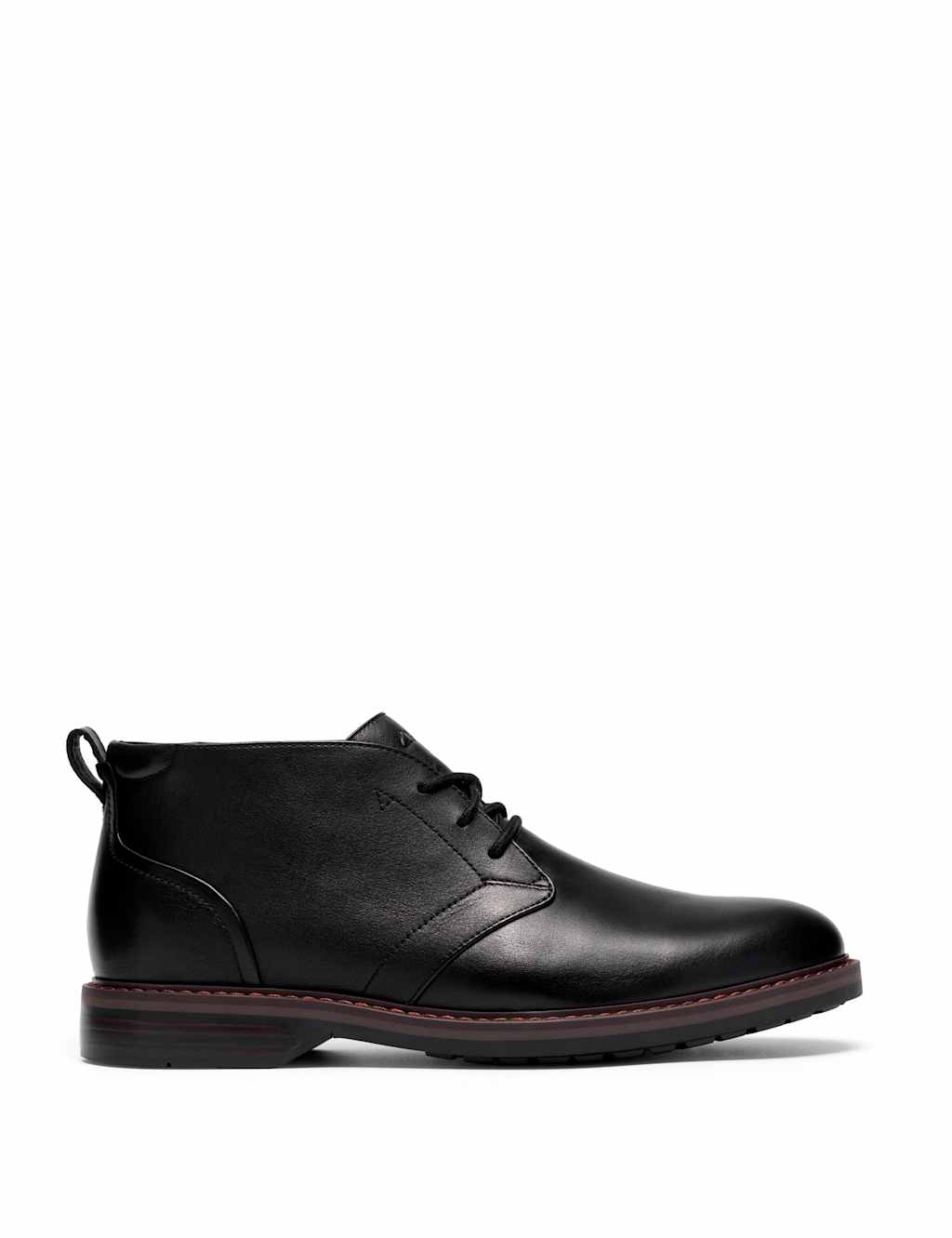 Clarks Men's Leather Chukka Boots - 8½ - Black - Available at M&S
