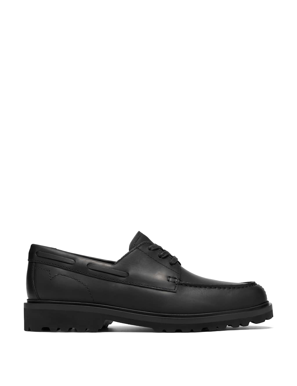 Clarks Men's Berwick Boat Black - 8½ - Available at M&S