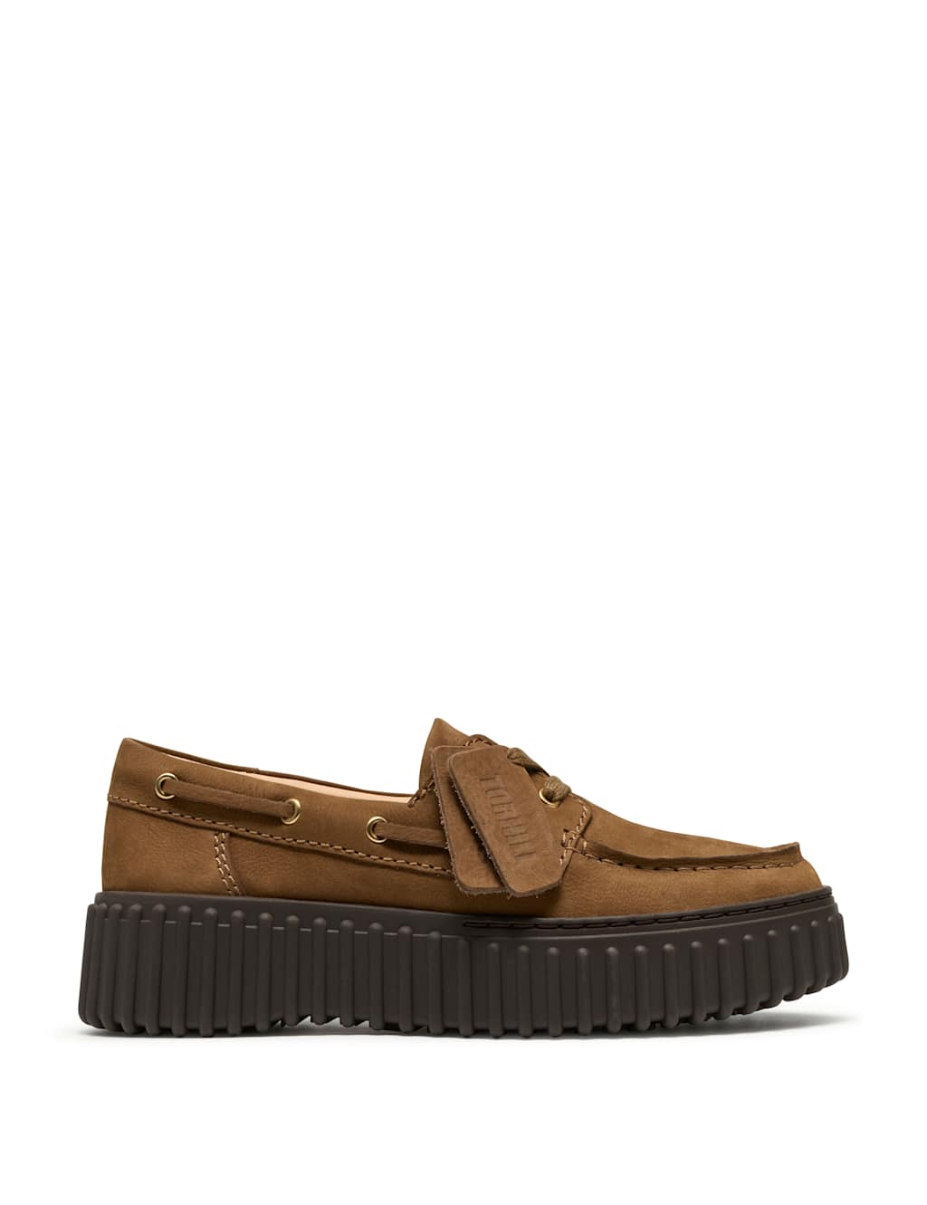 Clarks Women's Leather Boat Shoes - 4½ - Brown - Available at M&S