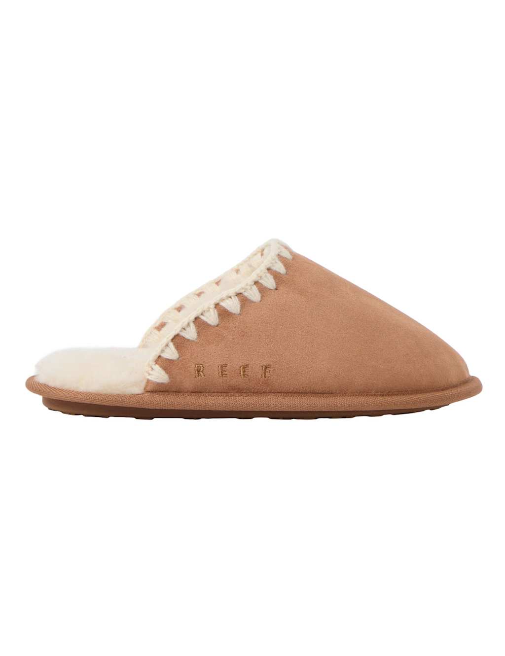REEF Iryss Faux Fur Slippers Tan